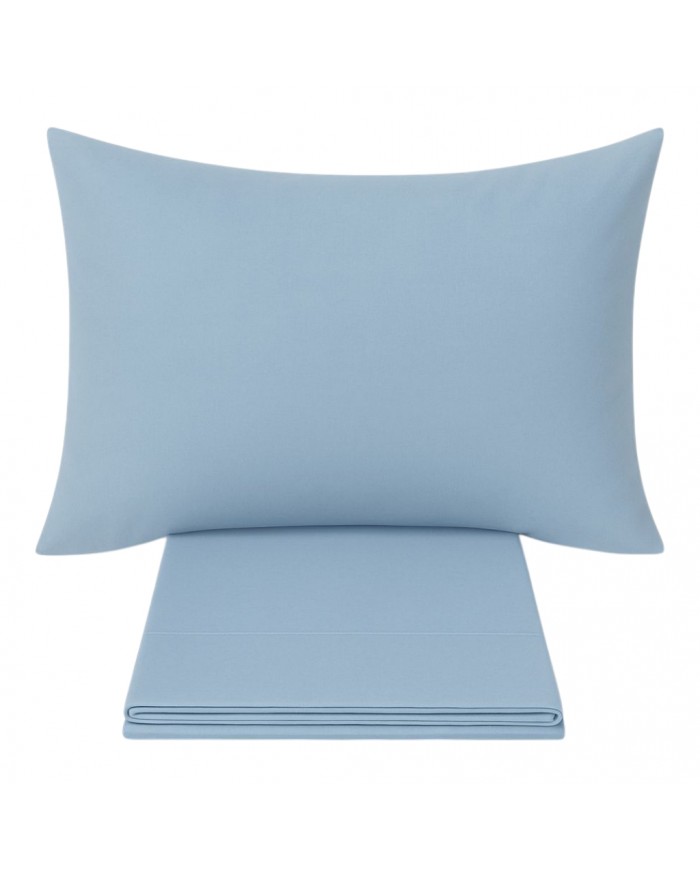 Completo Lenzuola letto singolo tinta unita Maestri Cotonieri