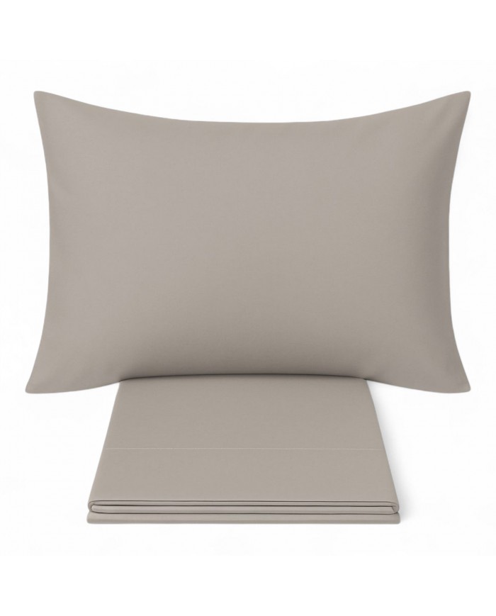 Completo Lenzuola letto singolo tinta unita Maestri Cotonieri