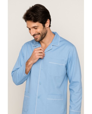 Pigiama uomo classico 100% cotone popeline Diplomat 501