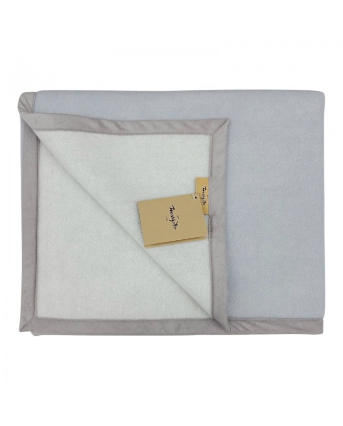 Coperta 100% lana vergine tinta unita double face Marzotto art. Marta - MISURE VARIE