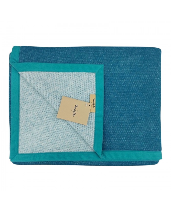 Coperta 100% lana vergine tinta unita double face Marzotto art. Marta - MISURE VARIE