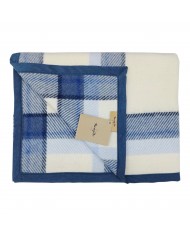 Coperta matrimoniale 100% lana vergine Marzotto art. Marta Check