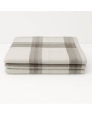 Coperta matrimoniale 100% lana vergine Marzotto art. Marta Check