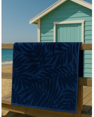 Telo mare jacquard in spugna velour 100% cotone Samoa