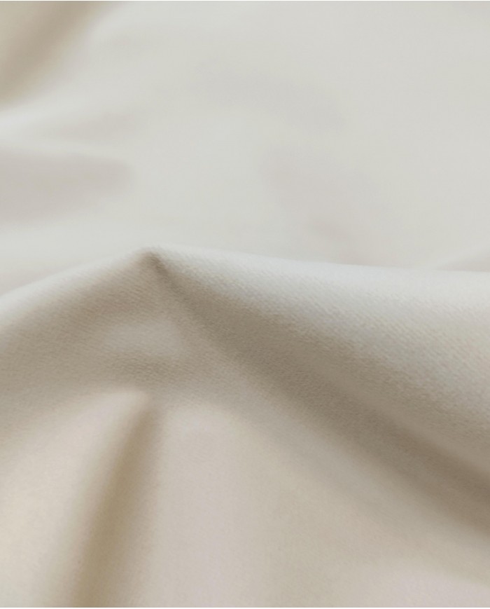 Velluto al metro altezza 300cm colore Avorio