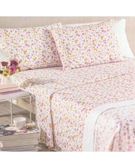 Completo lenzuola letto singolo 100% cotone Caleffi Alba