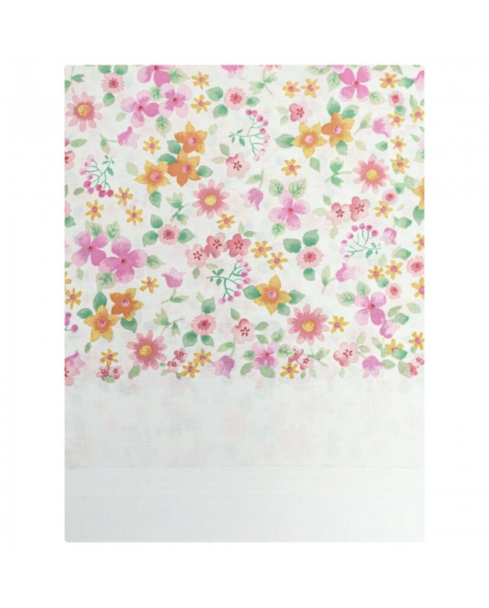 Completo lenzuola letto singolo 100% cotone Caleffi Alba