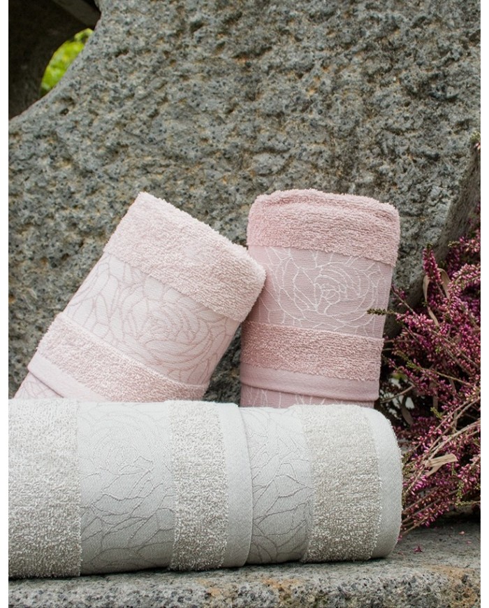 Set asciugamani spugna cotone 3+3 Neith Ariel