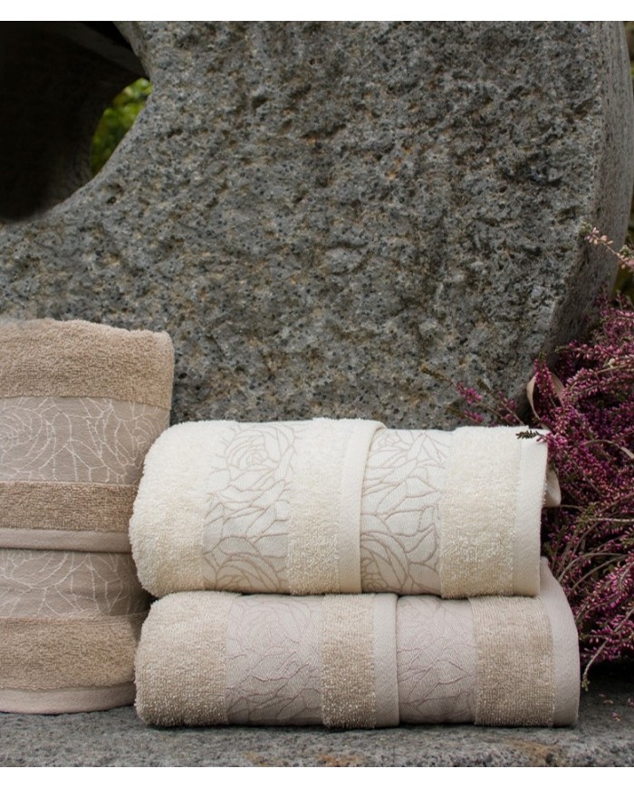 Set asciugamani spugna cotone 3+3 Neith Ariel