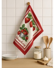 Set 6 strofinacci in microspugna 100% cotone Country art. Tutti Frutti