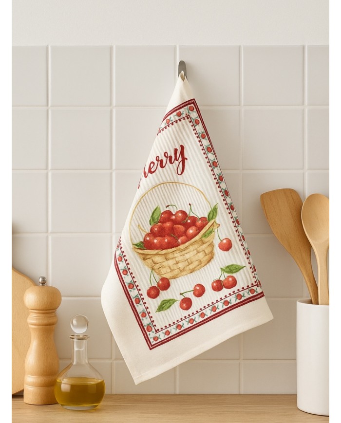 Set 6 strofinacci in microspugna 100% cotone Country art. Tutti Frutti