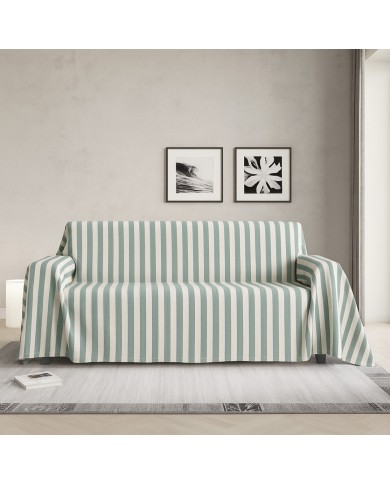 Telo arredo foulard copritutto fantasia a righe 260x280