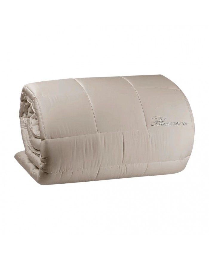 Trapunta matrimoniale in raso di puro cotone Blumarine Lory