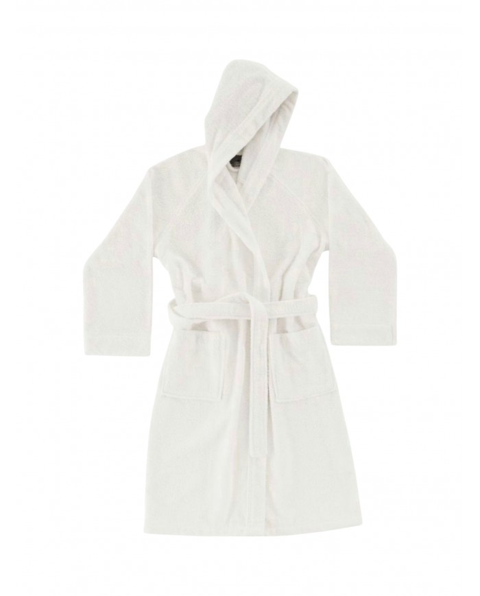 Accappatoio unisex in microspugna 100% cotone Loren di Rebecca Home