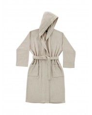 Accappatoio unisex in microspugna 100% cotone Loren di Rebecca Home