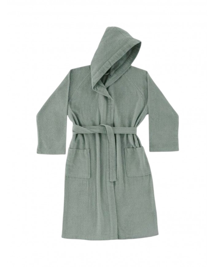 Accappatoio unisex in microspugna 100% cotone Loren di Rebecca Home