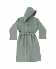 Accappatoio unisex in microspugna 100% cotone Loren di Rebecca Home