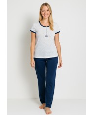 Pigiama Uomo estivo 100% cotone manica corta Vilfran 52414