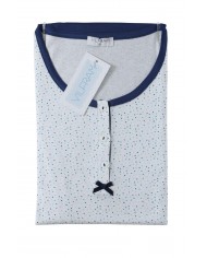 Pigiama donna estivo manica corta 100% cotone Vilfran 51349