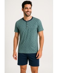 Pigiama Uomo estivo 100% cotone manica corta Vilfran 52414