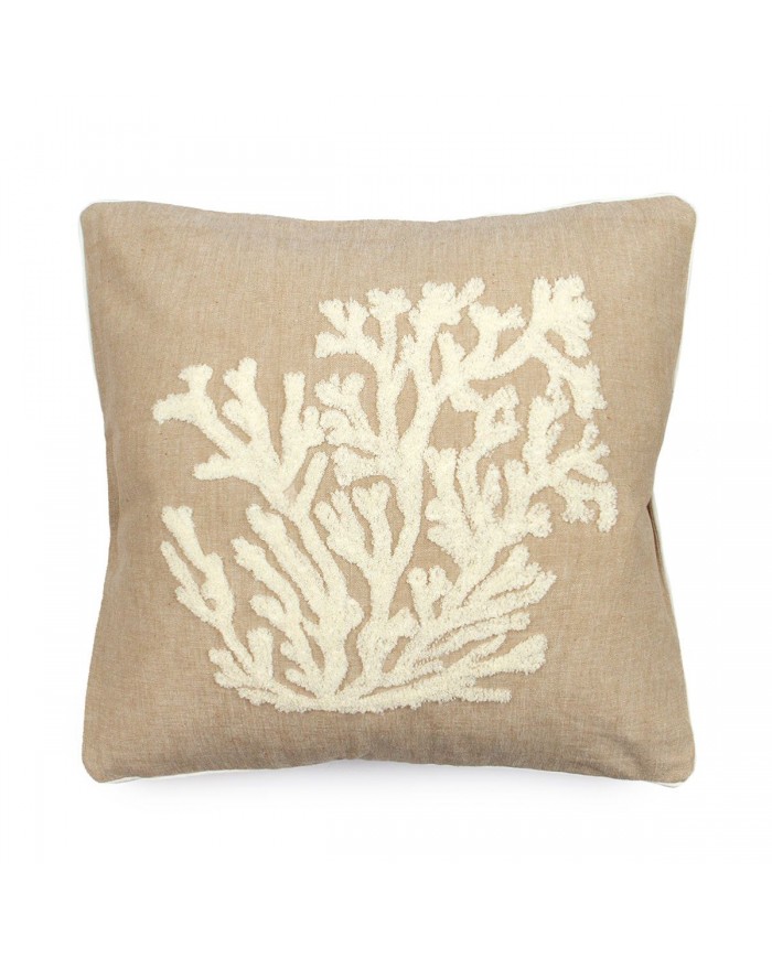 Fodera cuscino 45x45 Marea con corallo