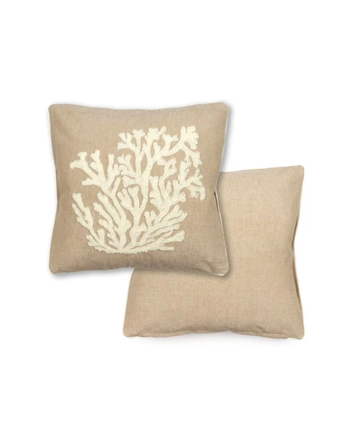 Fodera cuscino 45x45 Marea con corallo