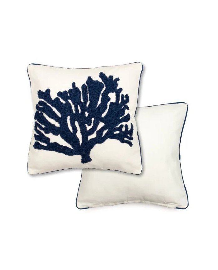 Fodera cuscino 45x45 Marea con corallo
