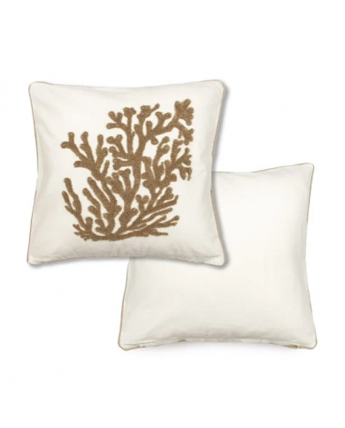 Fodera cuscino 45x45 Marea con corallo
