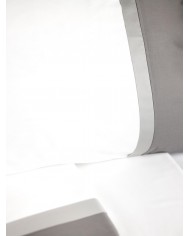 Completo lenzuola matrimoniale in raso di puro cotone Dondi art. Regal