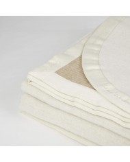 Coperta matrimoniale tinta unita lana e cashmere Lanerossi Serenella