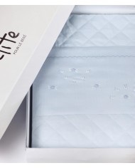 Copriletto trapuntato per culla lettino ricamato a mano Elite pour le bebè 60172