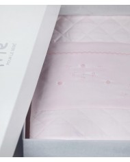 Copriletto trapuntato per culla lettino ricamato a mano Elite pour le bebè 60172