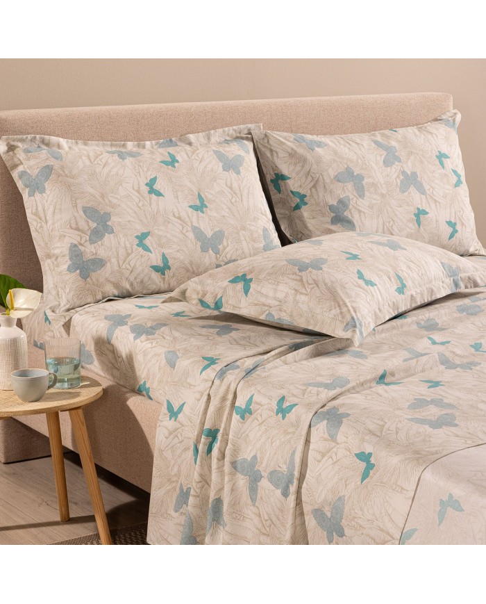 Completo lenzuola matrimoniale Prima Natura di Caleffi art. Marisol