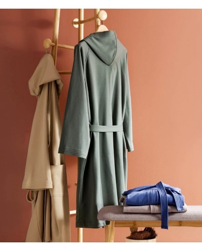 Accappatoio compatto da viaggio in jersey di cotone Bassetti