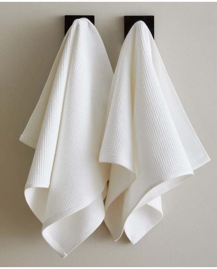 Asciugamano Ospite 100% Cotone double face – Spugna e Nido d'Ape 40x60cm