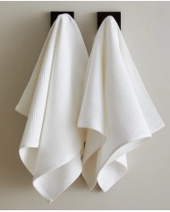 Asciugamano Ospite 100% Cotone double face – Spugna e Nido d'Ape 40x60cm