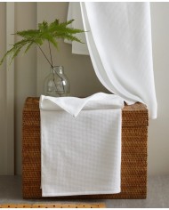 Asciugamano Ospite 100% Cotone double face – Spugna e Nido d'Ape 40x60cm