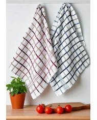 Set 4 strofinacci da cucina in spugna 100% cotone art. Monaco