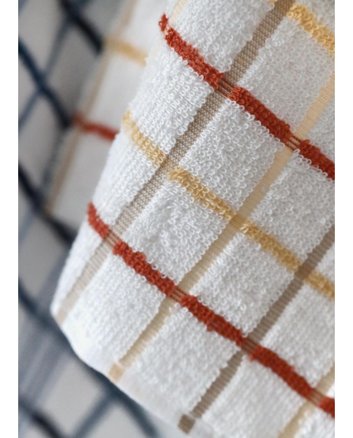 Set 4 strofinacci da cucina in spugna 100% cotone art. Monaco