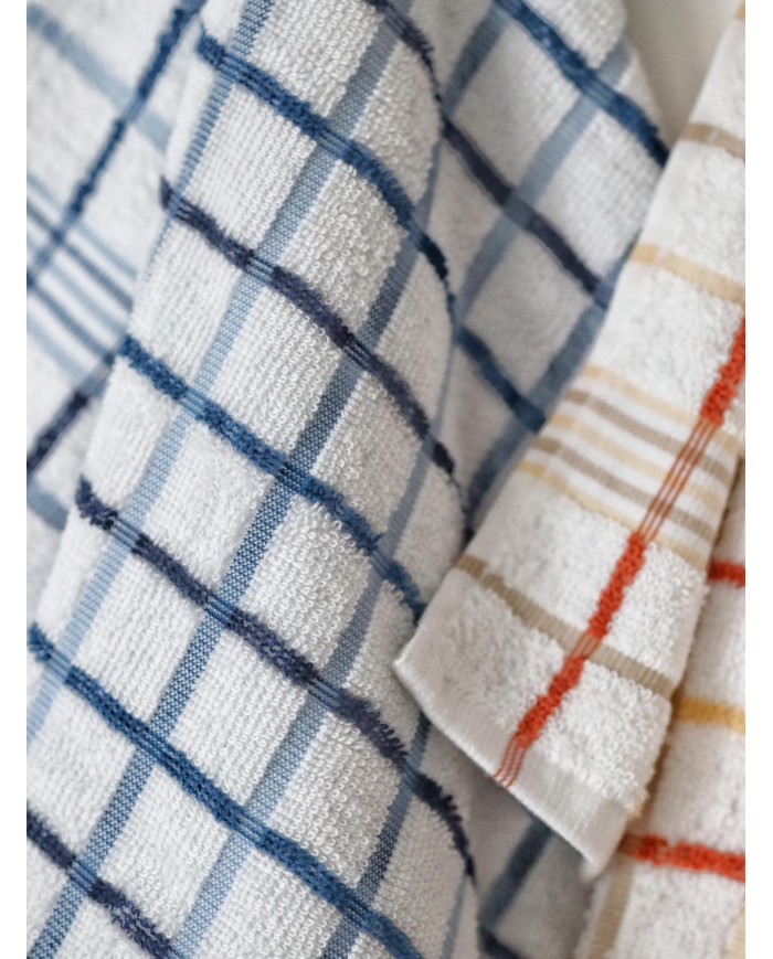 Set 4 strofinacci da cucina in spugna 100% cotone art. Monaco