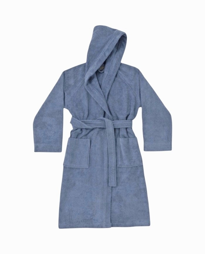 Accappatoio unisex in microspugna 100% cotone Loren di Rebecca Home