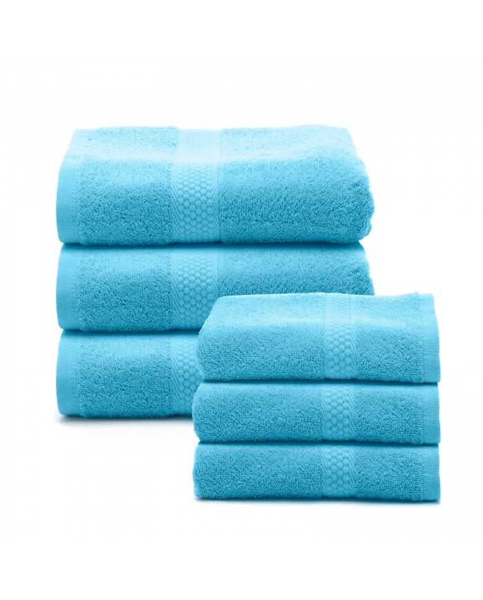 Set asciugamani Spugna in Cotone Caleffi 3+3