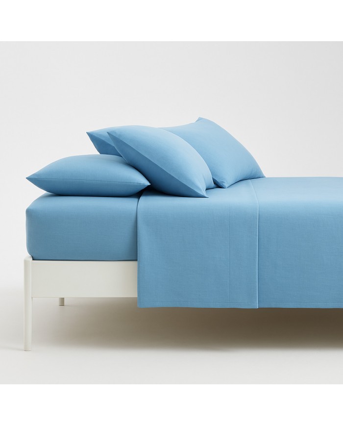 Completo lenzuola letto singolo in percalle 100% cotone Sartoriale art. Elegance