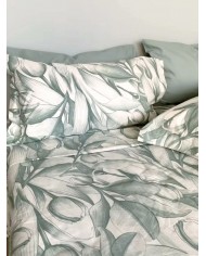 Completo lenzuola matrimoniale 100% cotone Maestri Cotonieri Olanda 4 federe