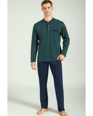 Pigiama uomo 100% caldo cotone Bip Bip 6939 - Made in Italy