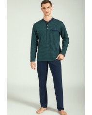 Pigiama uomo 100% caldo cotone Bip Bip 6939 - Made in Italy