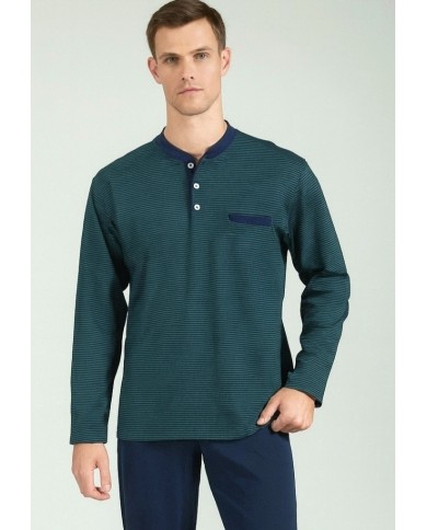 Pigiama uomo 100% caldo cotone Bip Bip 6939 - Made in Italy