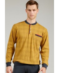 Pigiama uomo 100% caldo cotone Bip Bip 6934 - Made in Italy