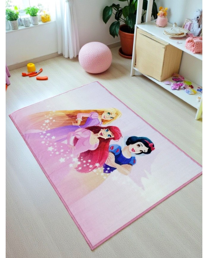 Tappeto antiscivolo Principesse Disney 80x120cm