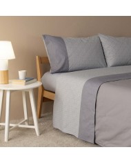 Completo lenzuola letto singolo in percalle di cotone Zucchi art. Simply